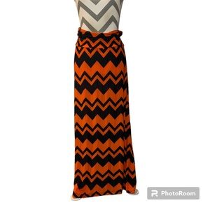 Azules Chevron maxi skirt size Large